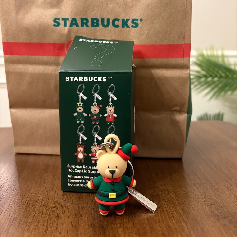 Starbucks Bear Keychain